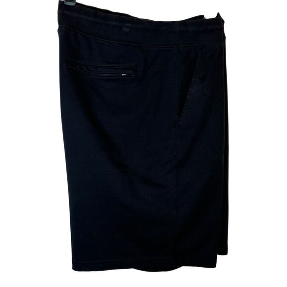 PSYCHO BUNNY French Terry Shorts Training Athletic Gym in Black Men's 2XLT - Picture 3 of 15